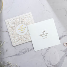 Приглашение на свадьбу Узоры, резное - Долго и счастливо фото 3