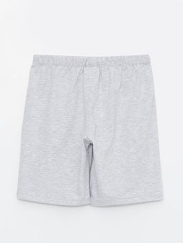 Beli Lastikli Bask?l? Erkek ?ocuk Pijama ?ort - Waikiki фото 2