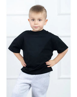 Футболка Эштон,цвет Черный, кулирка 100% х/б