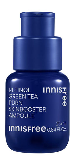Сыворотка для ухода за текстурой и упругостью кожи лица с ретинолом INNISFREE Retinol Green Tea PDRN Skinbooster Ampoule, 10ml