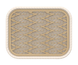 Поднос "Колос" 455*360*23 мм с вкладышем сушилкой, арт. АП 613