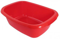 Таз "Водолей" овальный 32л красный С624КРА