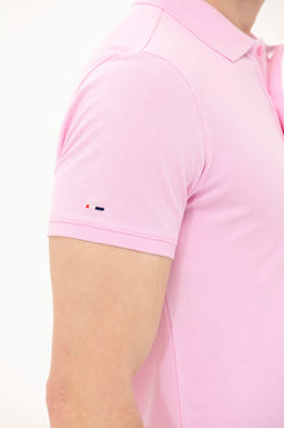 Мужская светло-розовая базовая футболка - U.s. polo assn фото 21