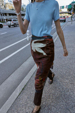 FLORAL PRINT SCARF - Zara фото 3