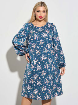 Платье 0277-1с морская глубина - Dora фото 10