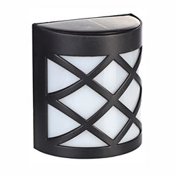 Светильник садовый настенный на солнечной батарее 10х11 см / PM-059 /уп 100/