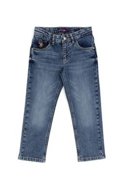 Синие джинсовые брюки для мальчика - U.s. polo assn фото 2