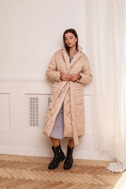 Пальто AURA 7014-170 беж