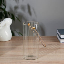 Ваза «Сумочка», 800 мл, h=18 см, стекло, прозрачная