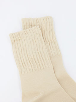 Носки р.35-40 Волны Бежевый - Krumpy фото 2