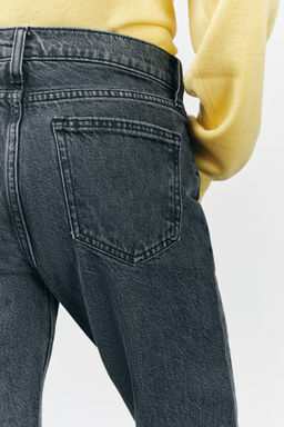 ZW COLLECTION STRAIGHT LOW-RISE JEANS - Zara фото 8