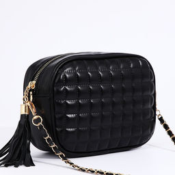 Сумка кросс-боди на молнии, цвет чёрный - Simaland фото 5