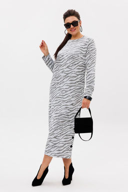 Платье ANELLI 1755 серая магия  фото 9