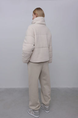 Стеганая куртка из искусственной овчины - Incity фото 5