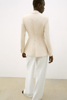 DOUBLE-BREASTED BLAZER WITH BUCKLE - Zara фото 14