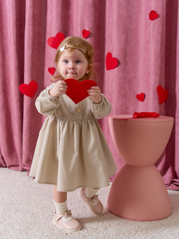 Платье вельветовое Крем-брюле 0+ - Bungly фото 2