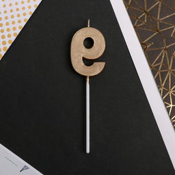 Свеча в торт цифра 9, шампань - Страна карнавалия фото 4