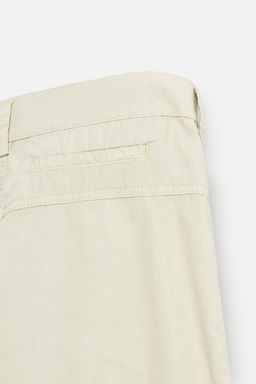 WASHED COTTON BERMUDA SHORTS - Zara фото 20