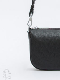 Сумка женская кожаная 1028C black Polina&Eiterou