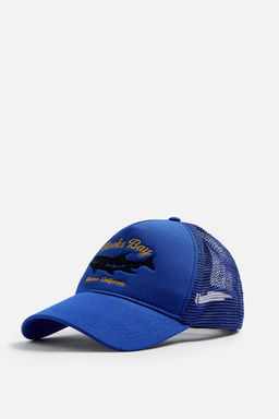 CAP WITH CONTRAST EMBROIDERY - Zara фото 4