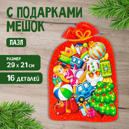 Пазл WoodLand Toys «Мешок с подарками»