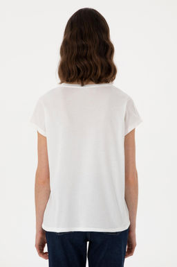 Kad_n Ekru Ti__rt Sepette S_rpriz _ndirim - U.s. polo assn фото 5