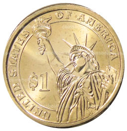 Монета 1 доллар 2011 года D США 18-й президент США Уллис Грант