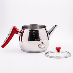 800-300 Чайник металлический 1,5 л Hascevher Apple нерж/ст/пласт/стекло (х6) - Mayer&boch фото 4