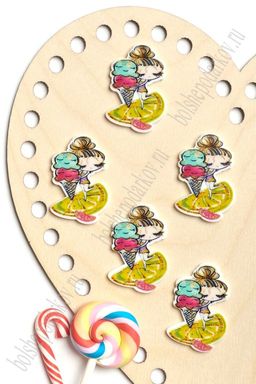 Кабошон-вырубка "Девочка" 2,7*3,6 см (10 шт) SF-5950, №26