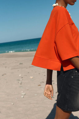CROPPED T-SHIRT - Zara фото 14