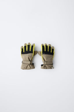 WINDPROOF SKI COLLECTION GLOVES - Zara фото 6