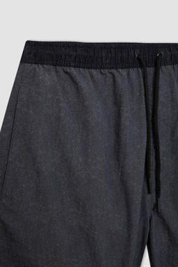 Короткие шорты для плавания стандартного кроя на сетчатой подкладке - Defacto фото 9