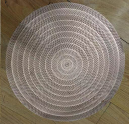 Салфетка для стола круглая 38 см/ AS-801-bronz /уп.6/300/