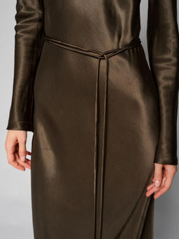 Платье женское 12411-35142 dark khaki - Eleganzza фото 8