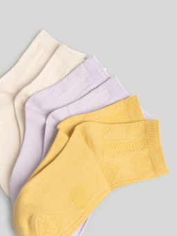 ACOOLA / Носки жен. в наборе из 3 пар Ida бежевый  фото 2