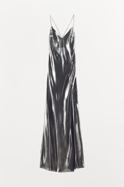LONG METALLIC DRESS - Zara фото 6