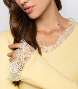 Джемпер #КТ9045, жёлтый - Dommod фото 5