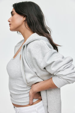 Chaqueta sudadera con capucha y cremallera - H&m фото 4