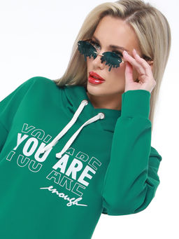 Свитшот Стильная вещичка, грин - Dstrend фото 15