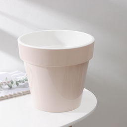 Кашпо для цветов со вставкой Plast-Avenue «Порто», 6 л, пластик, жемчужный