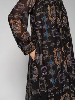 Платье женское 12411-35116 multicolor-black - Eleganzza фото 7