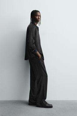 SATIN RELAXED FIT SHIRT - Zara фото 4