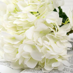 Цветок искусственный Гортензия 52 см / WN-42 /уп 120/600/ - Галеонтрейд фото 2