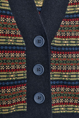 JACQUARD KNIT WOOL BLEND WAISTCOAT - Zara фото 6