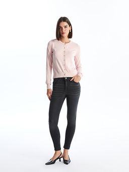 Y?ksek Bel Push Up Kad?n Jean Pantolon