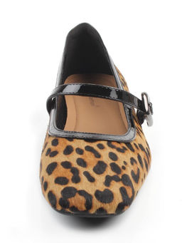 06-H11A-15Y BROWN/LEOPARD Туфли женские (натуральная кожа с ворсом)