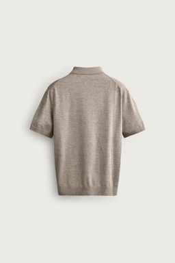 POLO PUNTO REGULAR FIT CREMALLERA / Crudo / Vigor?