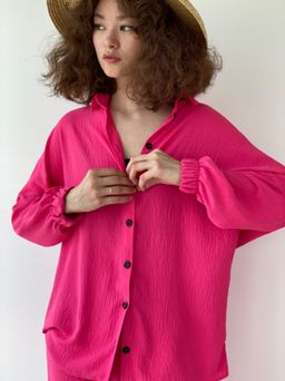 9407 Костюм летний ярко-розовый