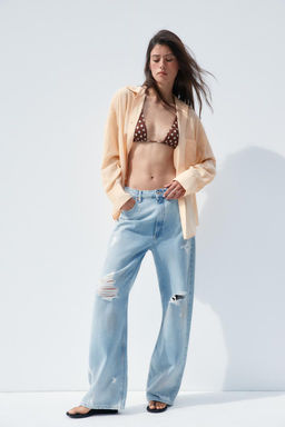 OVERSIZE GAUZE SHIRT - Zara фото 13