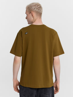 Футболка мужская хаки с вышивкой на груди - Mark formelle фото 2